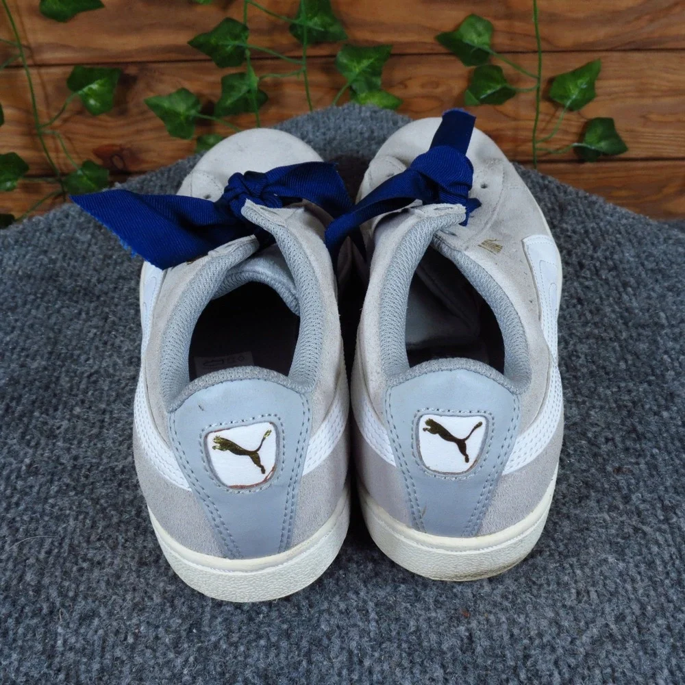 Puma Basket Heart Women Casual Fashion Sneaker Size‎ 8 Everyday Gray Suede